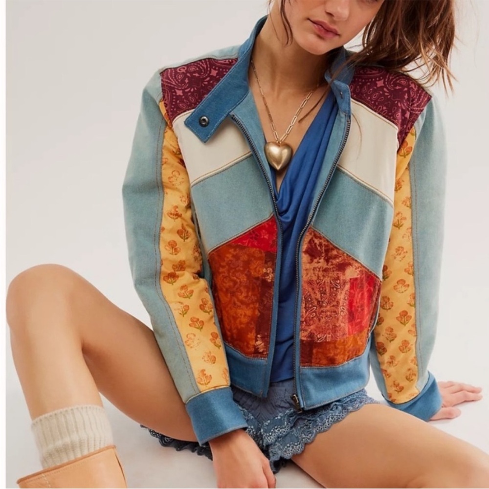 Free People   Patchwork Jacket - Picture 10 of 13
